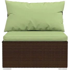 vidaXL Garten-Lounge-Set 9-tlg. braun