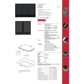 bosch+oranier Herdset 71L + Flächeninduktionskochfeld 60cm