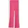 s.Oliver Gerippte Leggings mit Flared Leg und All-over-Print pink 128
