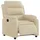 vidaXL Relaxsessel Elektrisch 148 x 79,5 x 0 cm Creme mit Liegefunktion