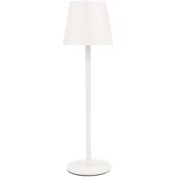 LED Tischleuchte FASHION dimmbar mit Touch Funktion 3 Lichtfarben IP44 12h Akku weiß