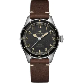 Hamilton Khaki Aviation Pilot Pioneer Leder 38 mm H76205530