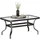 Outsunny Beistelltisch 95 x 55 x 46 cm Schwarz