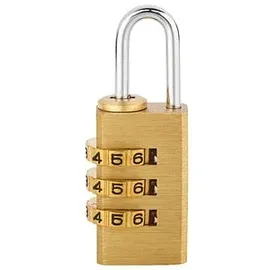 Burg Wächter Vorhängeschloss Combi-Lock 80 15M gold, 1 St.