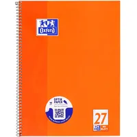 Oxford Collegeblock, A4+, Lineatur 27, Softcover, orange, 80 Blatt