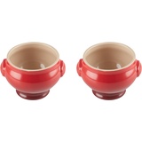 Le Creuset Suppenterrine, 2er-Set, kirschrot