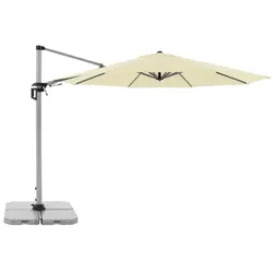 DOPPLER Sonnenschirm »Active«, ØxH: 366 x 260cm, Sonnenschutzfaktor: 50+ - beige