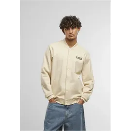 Mister Tee Los Angeles EMB Heavy Tonal College Jacket - Beige