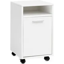 Wohnling WL5.928 Rollcontainer 33 x 38 x 60 cm weiß