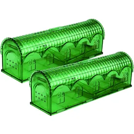 RatzFatz Premium Mausefalle Lebend 2er-Set