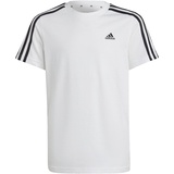 adidas Unisex Kinder T-Shirt (Short Sleeve) U 3S Tee, White/Black, IC0605, 176