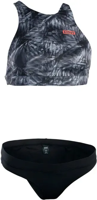 ION SURFKINI Bikini 2023 black flowers - S