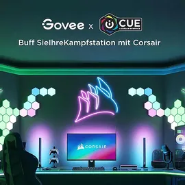 Govee Neon Gaming Tischleuchte Mehrfarbig 3 m