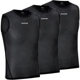 GripGrab Ultralight Mesh Ärmelloses Baselayer Schwarz S