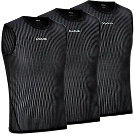 GripGrab Ultralight Mesh Ärmelloses Baselayer Schwarz S