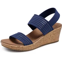 SKECHERS Beverlee Sheer Luck Sandals, Navy, 39