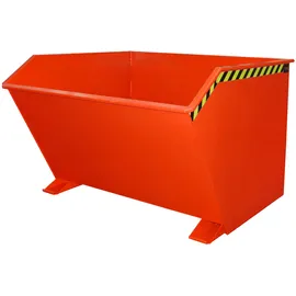 Bauer Kippbehälter Stahl 2000 Liter rot