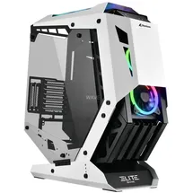 Sharkoon ELITE SHARK CA700 Tower ATX mATX, Mini-ITX), PC Gehäuse, Weiss, Schwarz