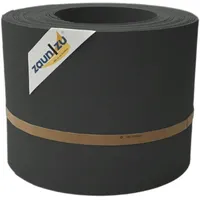 Zaunzu® zaun|zu® Sichtschutz PP Sichtschutzstreifen Doppelstabzaun Anthrazit,10x 2,55m