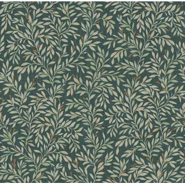 NEXT Vliestapete NEXT "Ditsy Leaf", grün, H:10m L:10m, Vlies, Tapeten, Design Tapeten
