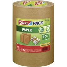 Tesa Klebeband tesapack Paper ecoLogo 50 m x 50 mm 3 St.
