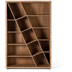 Bücherregal Holzregal aus Akazie Massivholz handgearbeitet