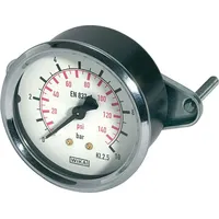 Riegler Standardmano, Dreikantfrontring, G 1/4 hinten, 0-250,0 bar, Ø63