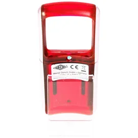 Wedo Lupe eckig beleuchtet rot