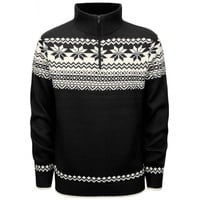 Brandit Textil Brandit Troyer Norweger Pullover, schwarz-weiss, Größe M
