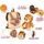 Perletti Lenny Lion 25 cm Orange