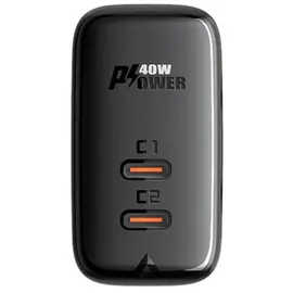 ACEFAST A9 (40 W), USB Typ C 40W, PPS, PD, QC 3.0, AFC, FCP schwarz