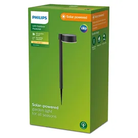Philips Sockelleuchte Kunststoff 54,0 cm Solar schwarz