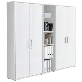 MID.YOU Office Edition Aktenschrank 10 80 x 40 x 180 weiß