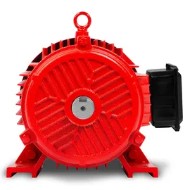 Eberth Elektromotor 7,5 kW Leistung, Drehstrommotor aus Aluminium, 3-Phasen, Drehzahl 2900 U/min., 15 A, Asynchronmotor für Einsatz in Industrie, 74 kg