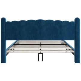 XDOVET Polsterbett 140 x 200 cm Blau