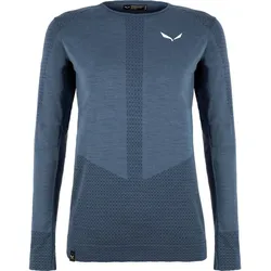 Salewa Zebru MED Warm AMR W Long Sleeve Tee dark denim (8670) 34
