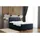 Kaiser Boxspringbett Mit Matratze Und Bettkasten, Schlafbett Lindt Stoff Velvet Marineblau 200x200 Cm