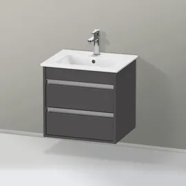 Duravit Waschtischunterschrank 2 Auszüge 50 x 48 x 41,2 cm Grau Matt