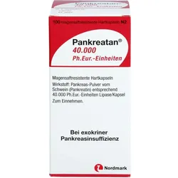 PANKREATAN 40.000 Ph.Eur.-Einheiten msr.Hartkaps. 100 St.