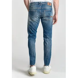 LE TEMPS DES CERISES Bequeme Jeans LE TEMPS DES CERISES "700/11", Herren, Gr. 32, US-Größen, blau, 94% Baumwolle, 5% Polyester, 1% Elasthan, Jeans, mit leichten Destroyed-Elementen