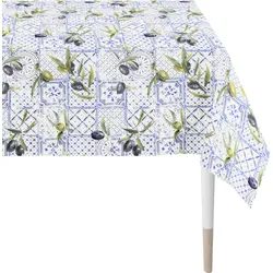 Tischdecke APELT "6523 SUMMERTIME, Sommerdeko, Sommer", blau, B:150cm L:250cm, Baumwolle, Tischdecken, Digitaldruck