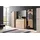 VOLEO Garderobenschrank 60x200x38 schwarz