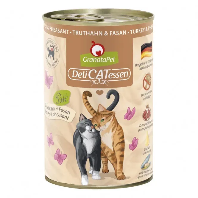 GranataPet Delicatessen Dose Truthahn & Fasan - 6x400g