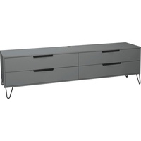 Mäusbacher Lowboard Bonnie, Breite 216 cm mit Drahtgestell grün