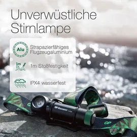 GP Discovery GPDISHLCH35BL131 Stirnlampe 60h 153g