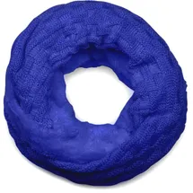Stylebreaker Feinstrick Loop Schal in Royalblau | Gr.: onesize