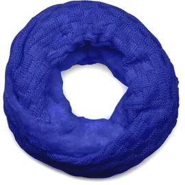 Stylebreaker Feinstrick Loop Schal in Royalblau | Gr.: onesize