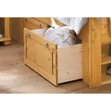 otto home Schubkasten OTTO HOME "Tessin", beige (natur), B:69cm H:29cm T:64cm, Massivholz, Schubladen, Schubkasten, Bettschubladen auf Rollen, passend für das OTTO HOME Bett Tessin