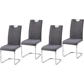 Hti-Living Schwingstuhl KellyC Polyester grau 4