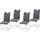 Hti-Living Schwingstuhl KellyC Polyester grau 4
